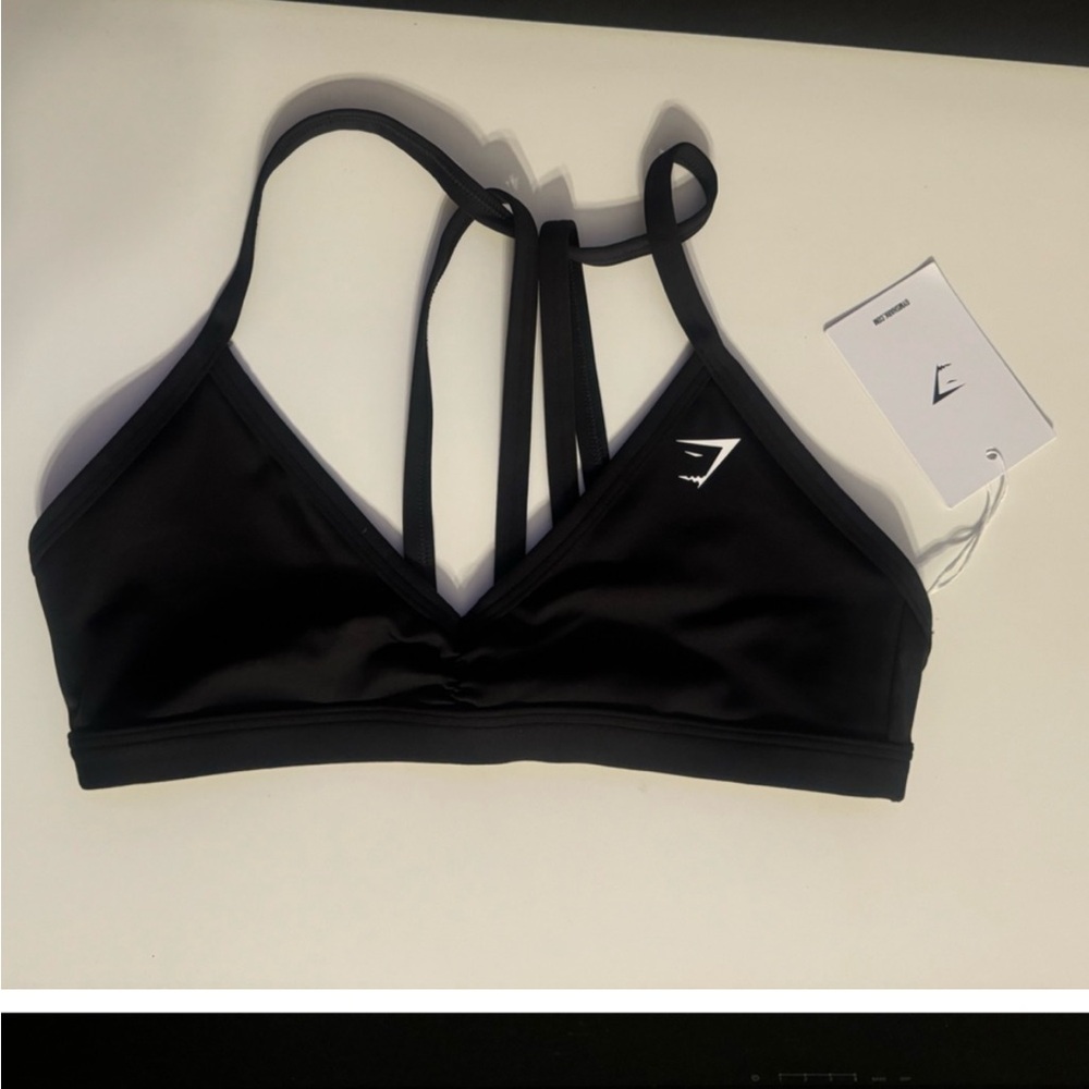 Gymshark Black Minimalist Sports Bra